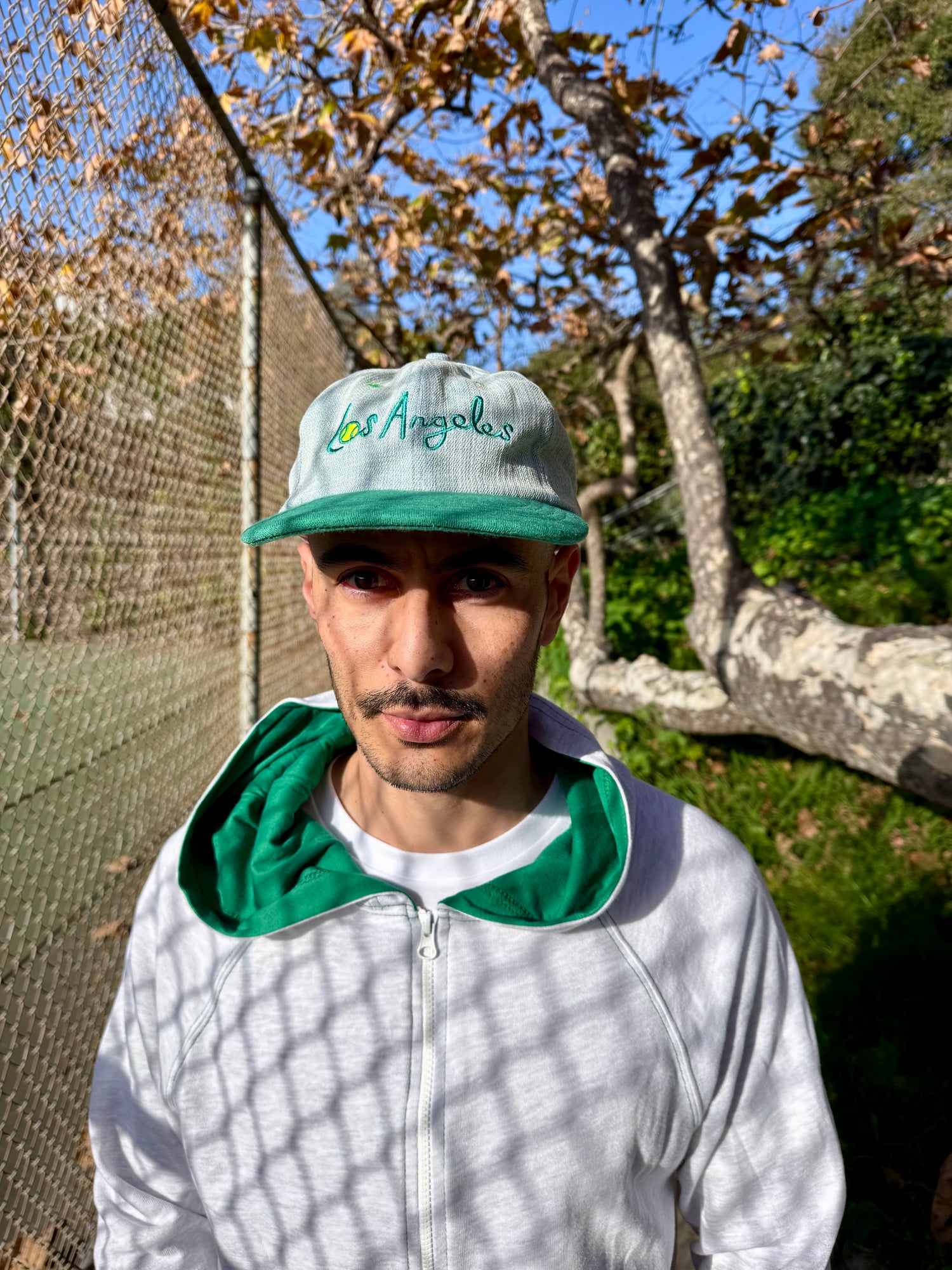 Los Angeles Tennis Embroidered Denim Hat