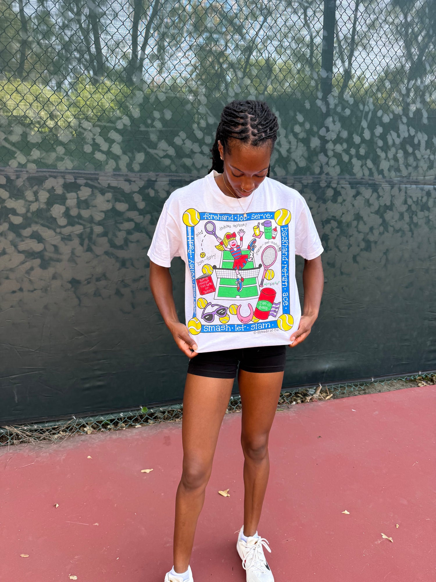 Vintage Tennis Shot Tee. Size Large