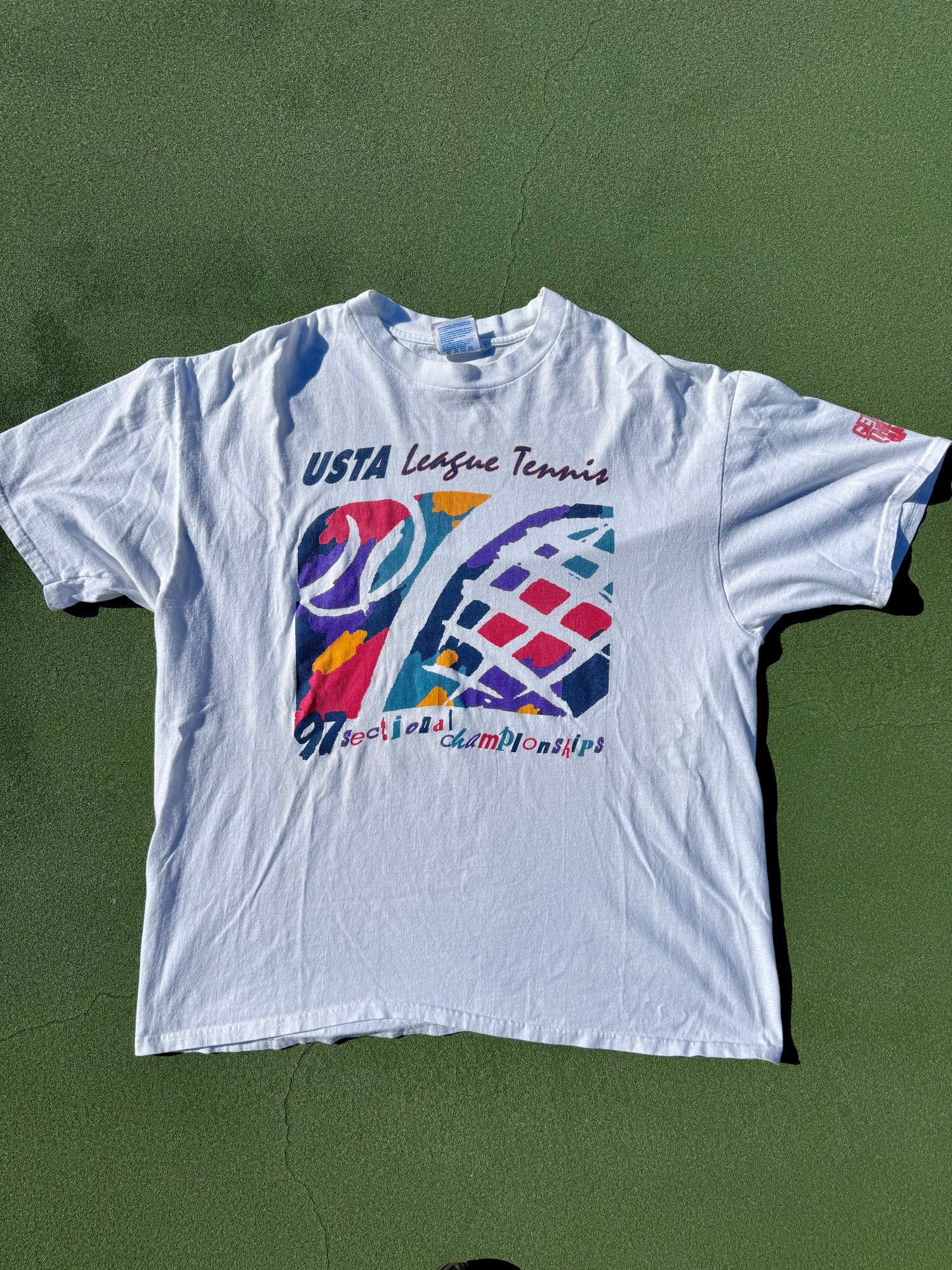 Vintage USTA League Tennis Tee-Size Large/XL