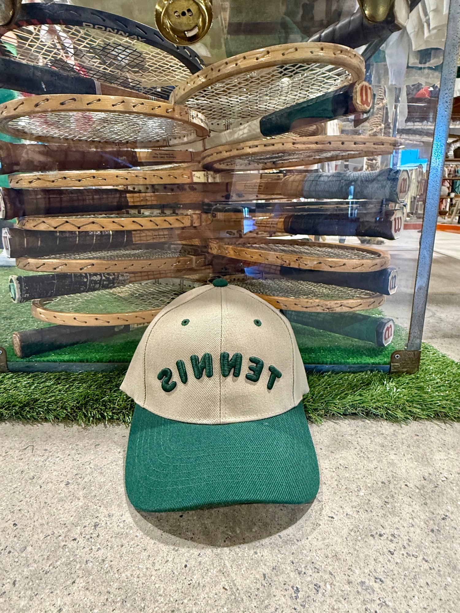 Reversed Tennis Two Toned Hat