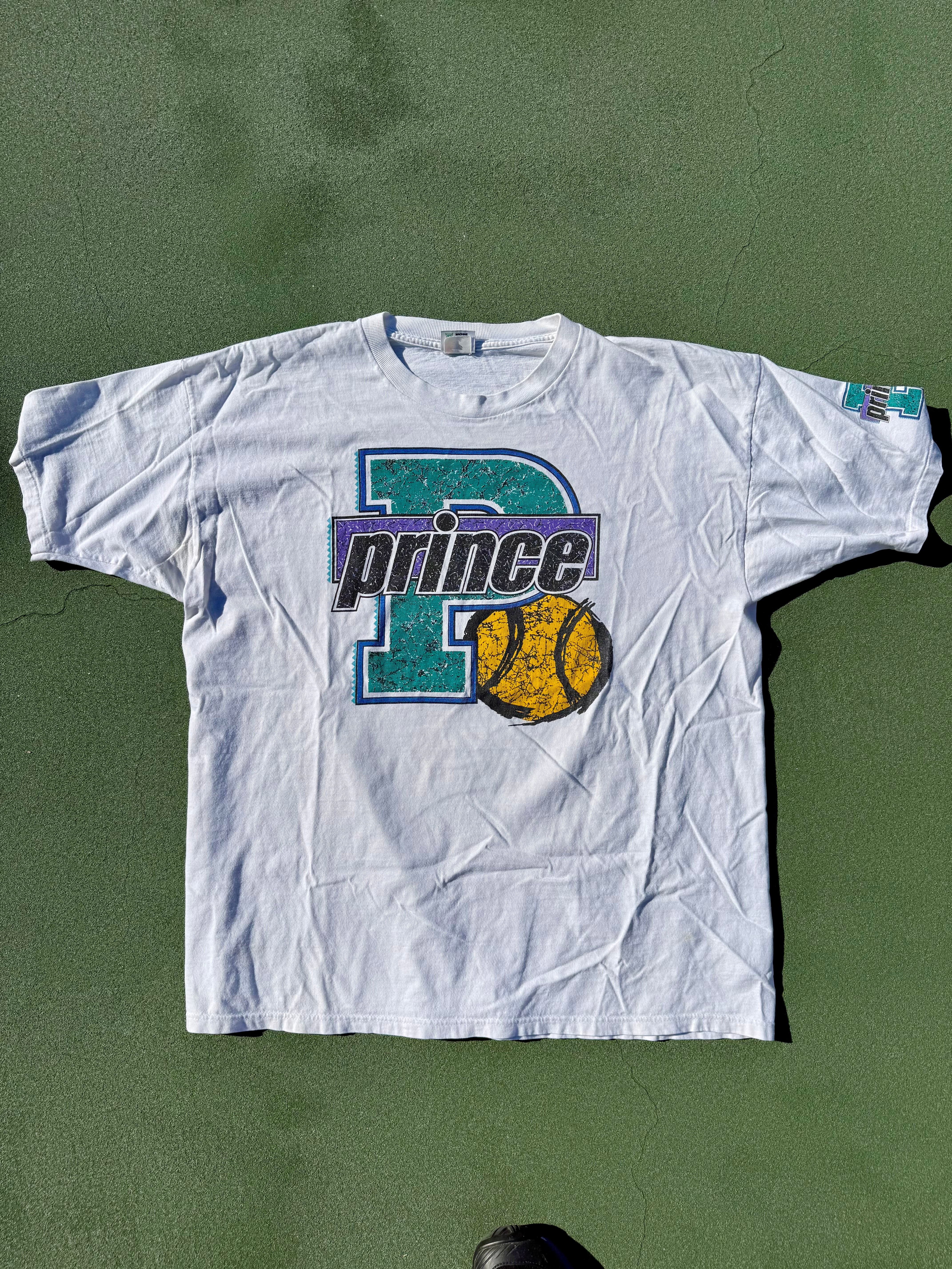 Vintage Prince Tennis 90s Tee-Size XL (Sold Out) – Ace The Moon