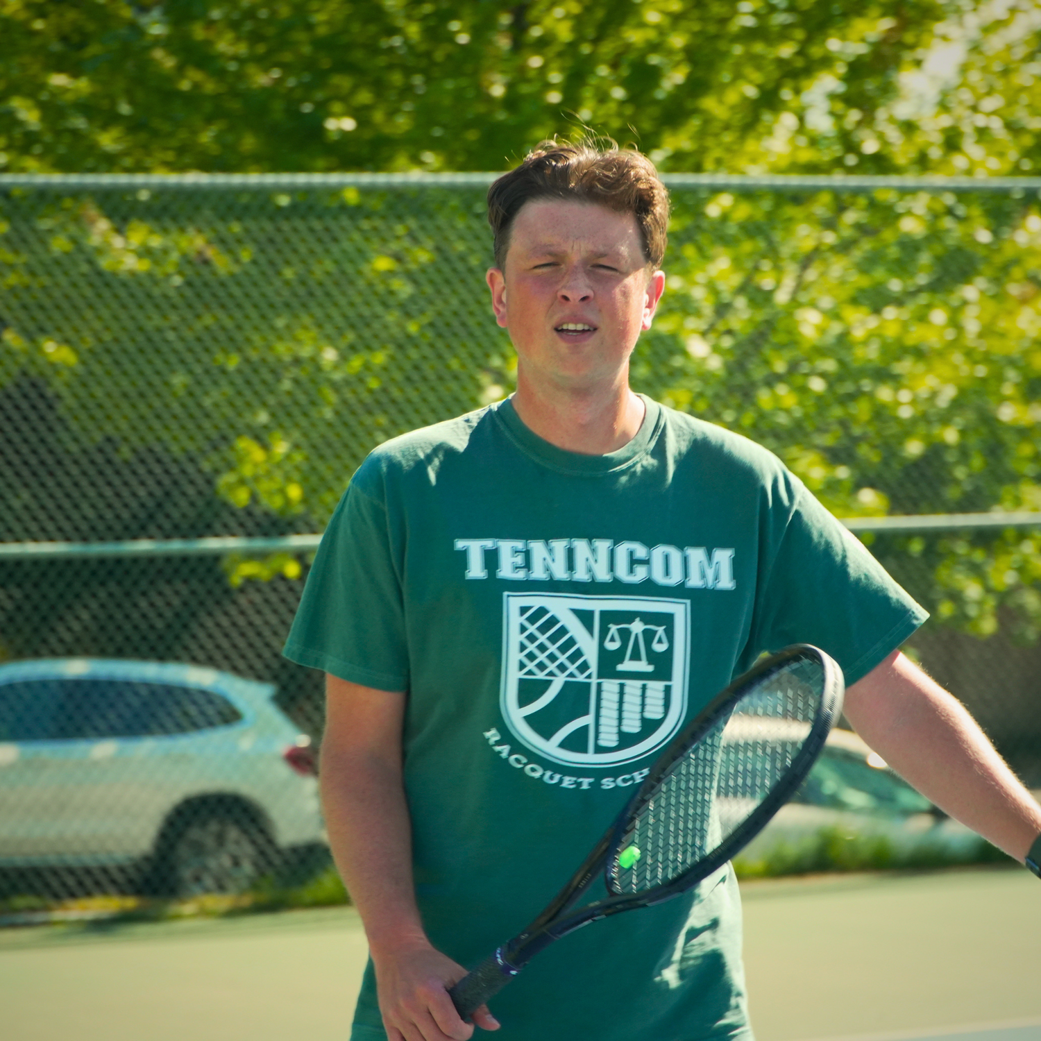 TENNCOM x Ace the Moon- Racquet School Collab Tee