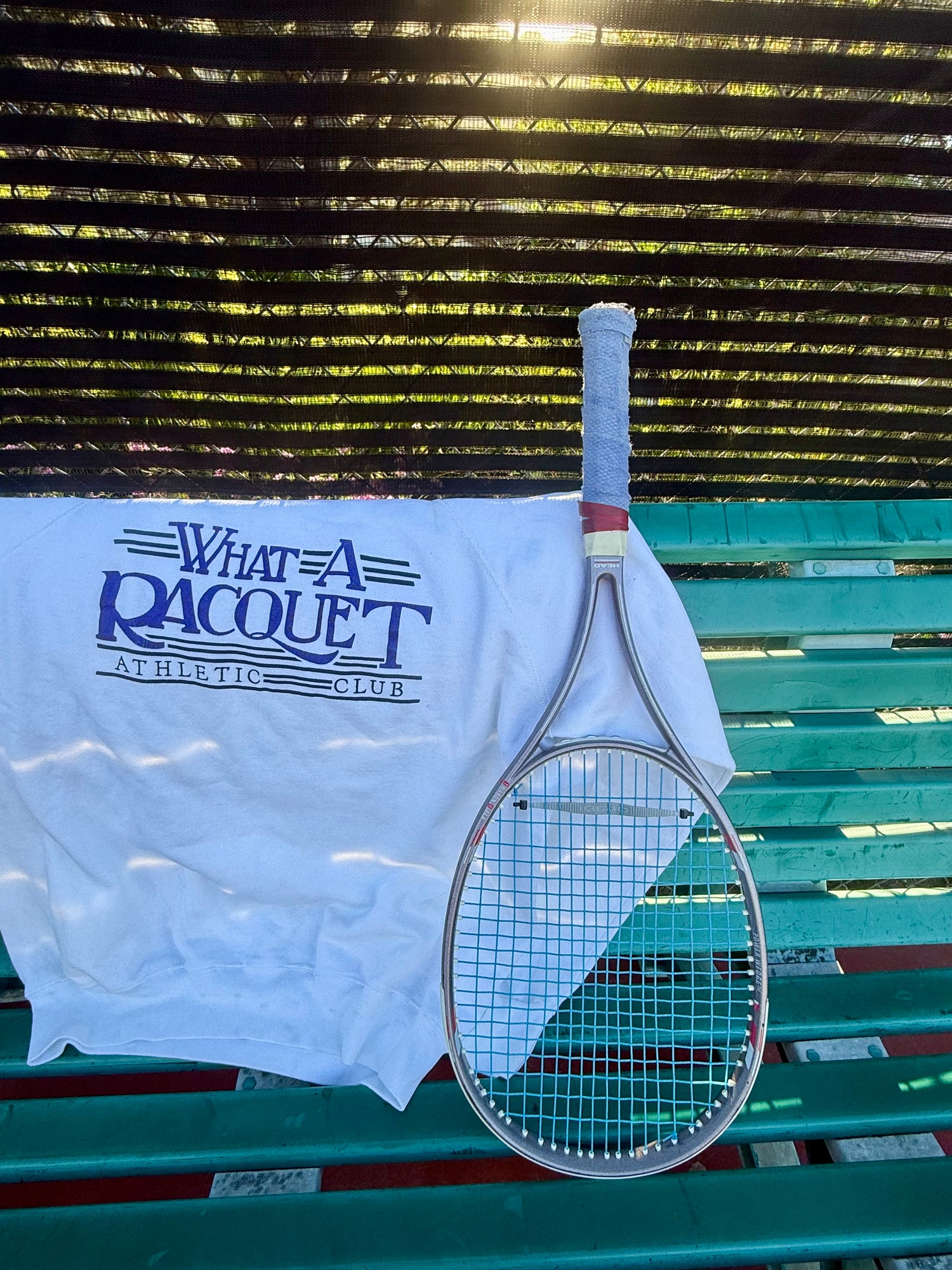 Vintage- What a Racquet Athletic Club Sweatshirt - Size XL