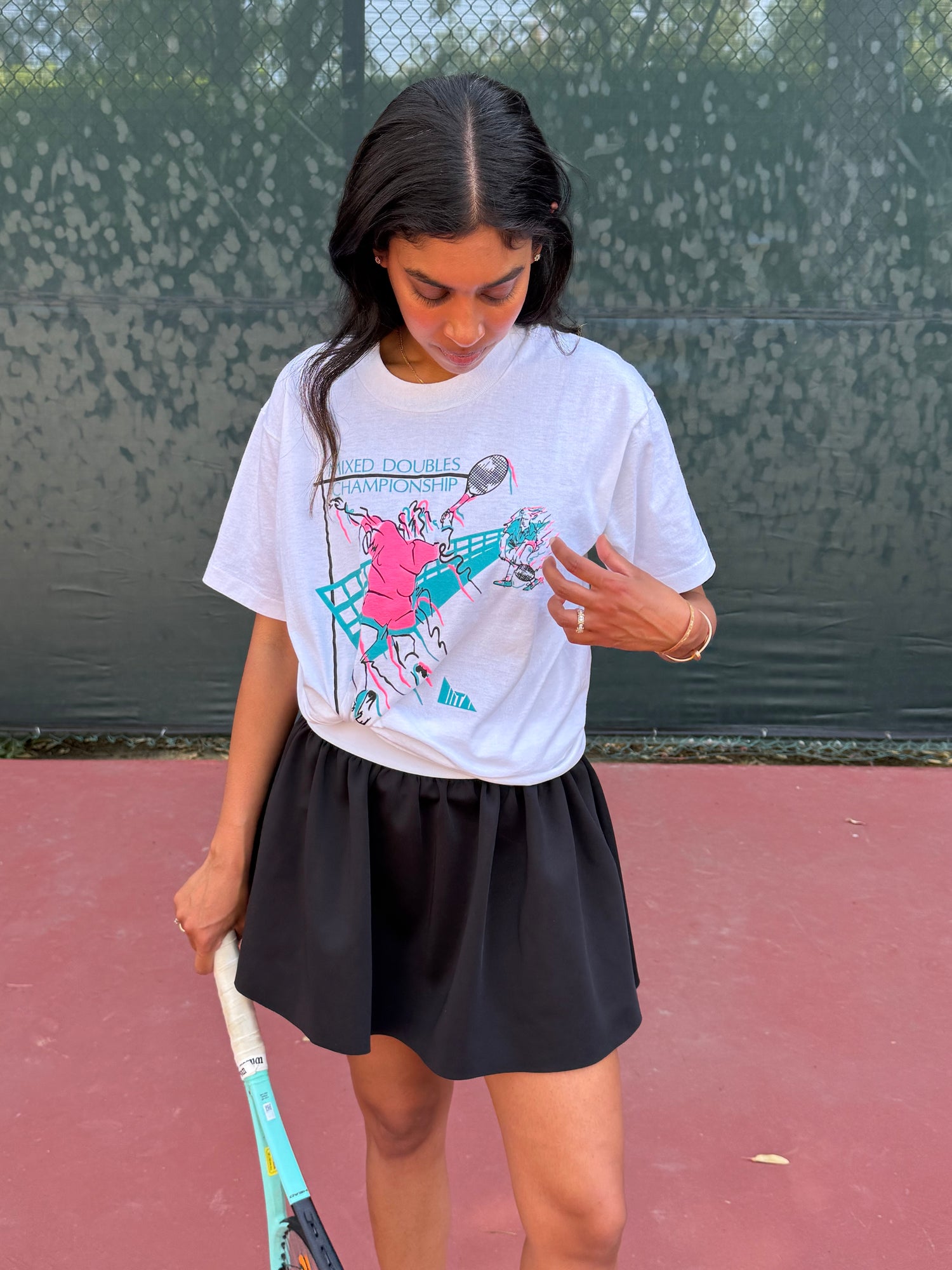 Vintage Mixed Doubles Championship Tee-Size Large