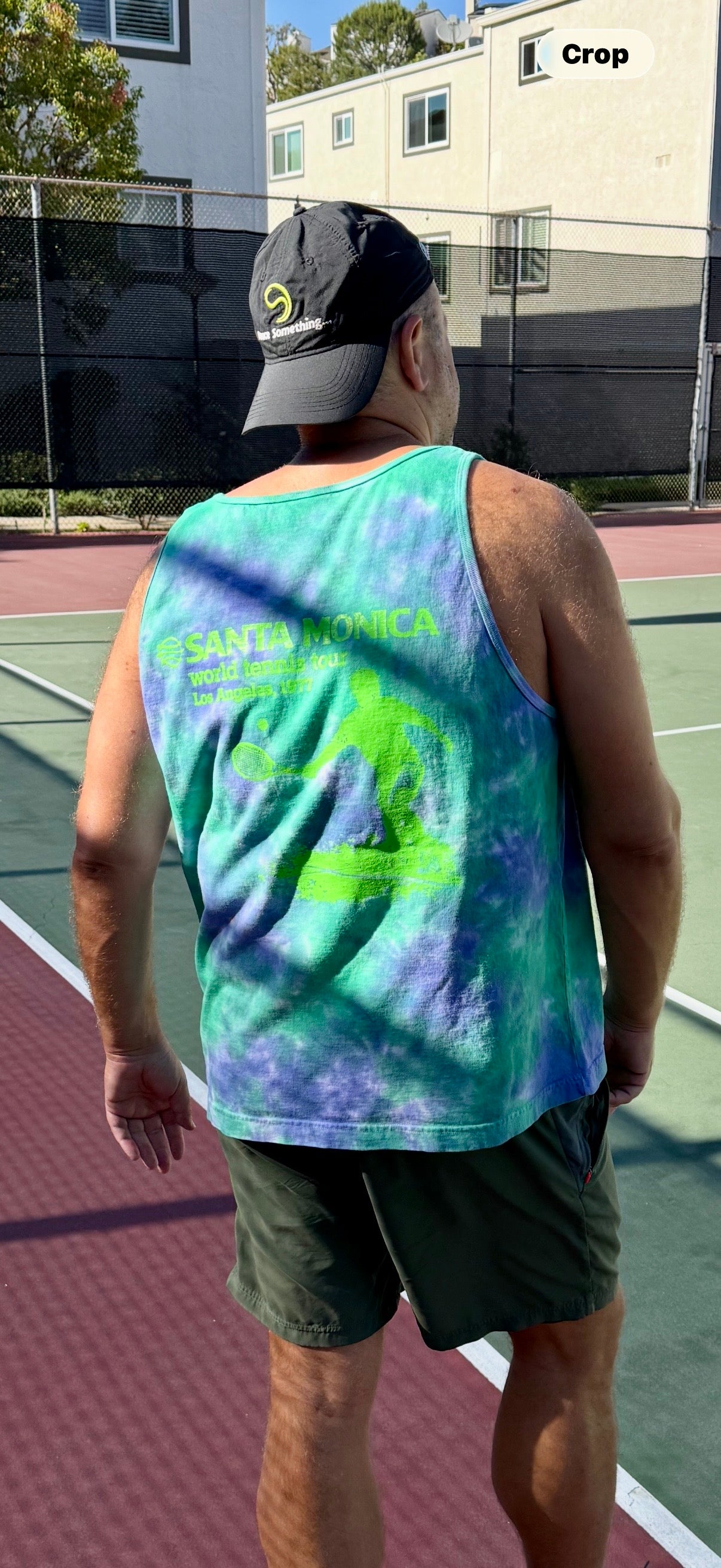 Santa Monica World Tennis Classic Tie Dyed Tank Top
