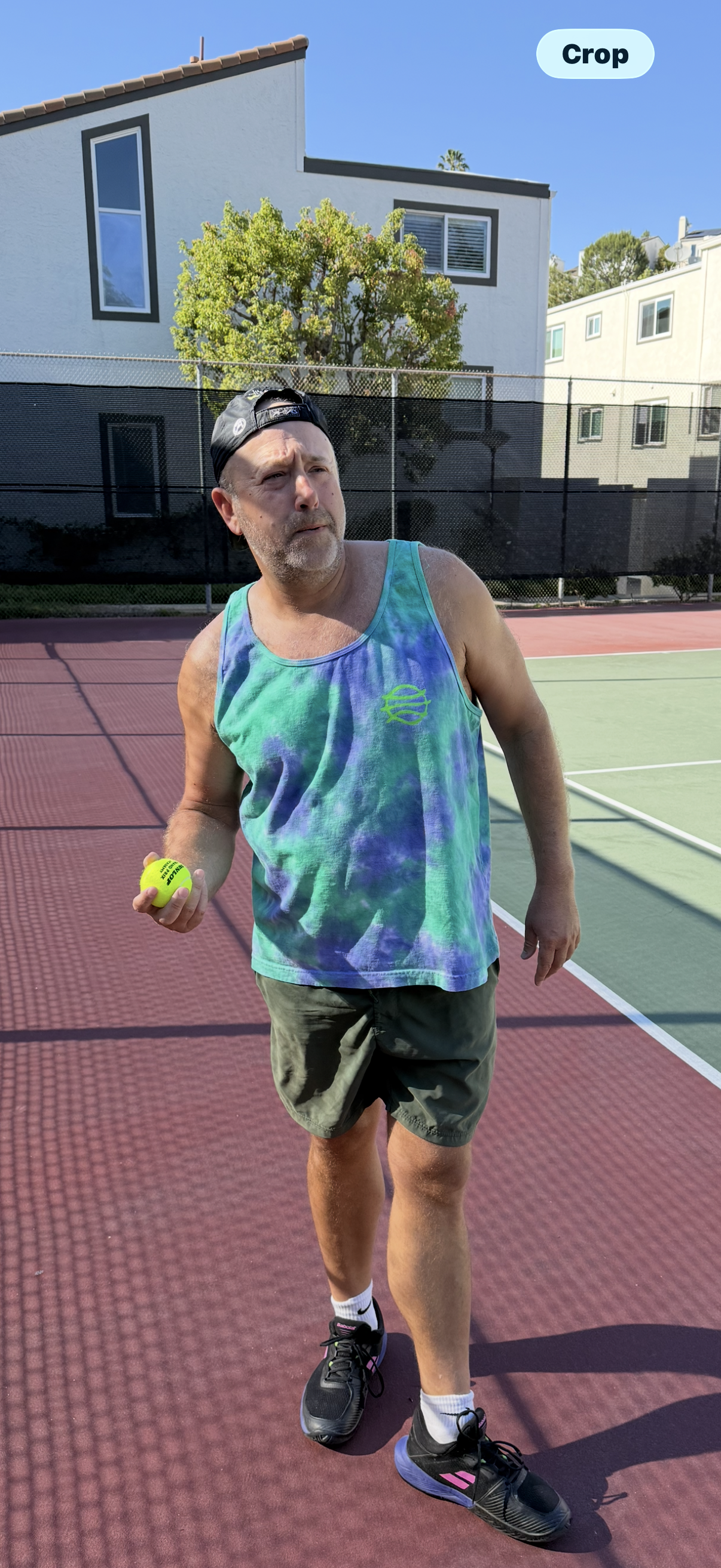 Santa Monica World Tennis Classic Tie Dyed Tank Top