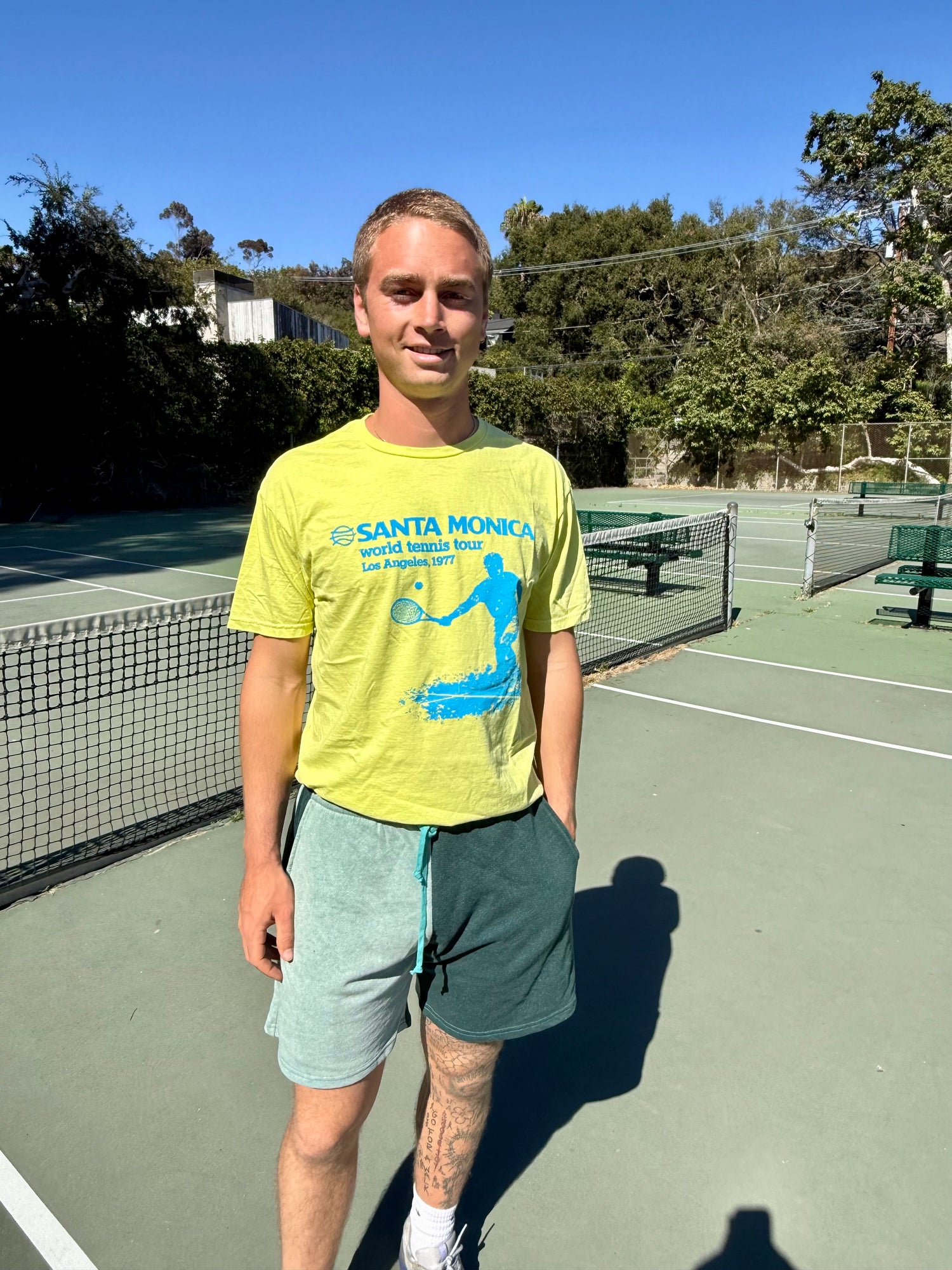 Color-Blocked Men's Shorts
