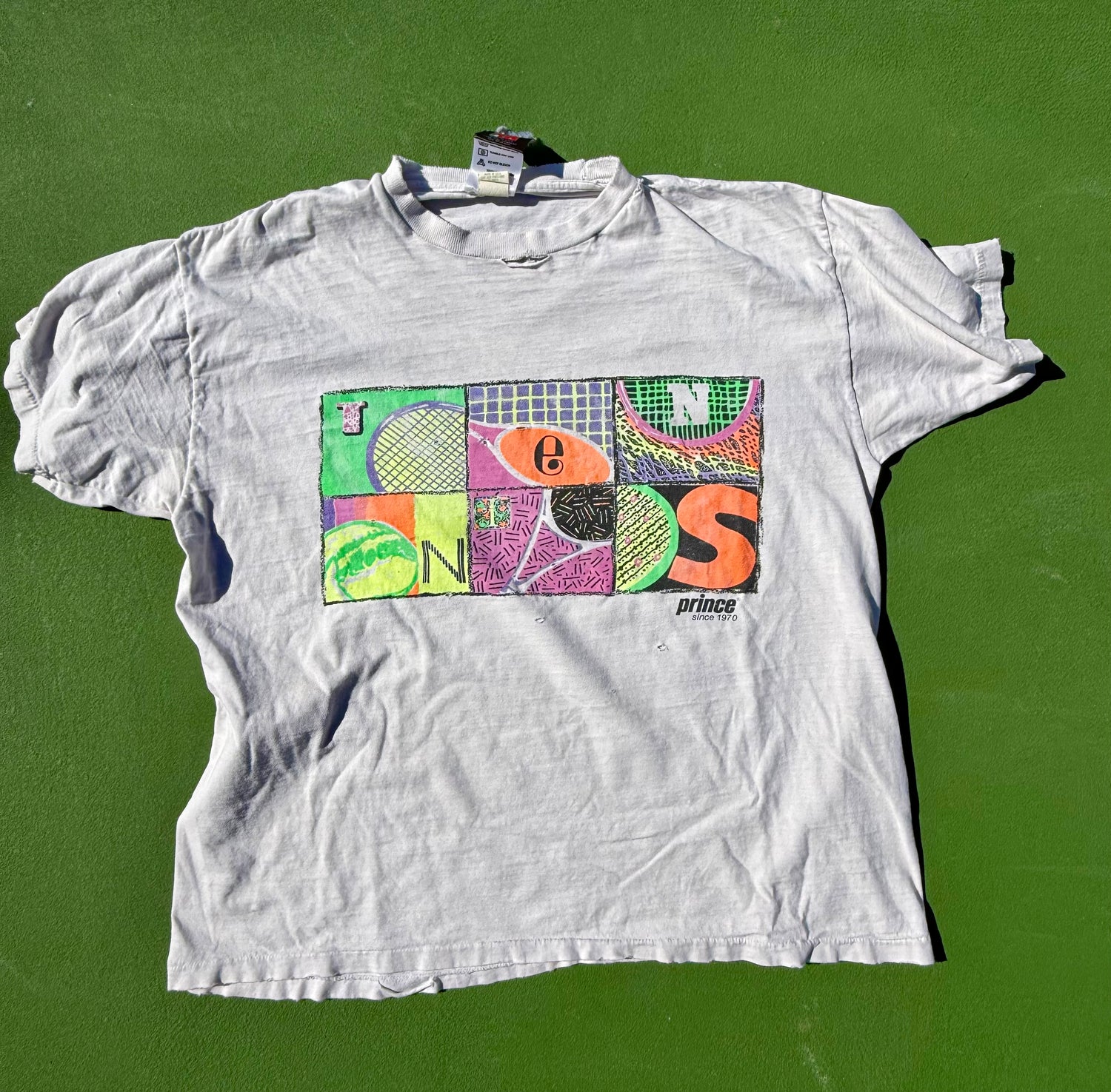Vintage Prince 1990's Abstract Art Tee - Size Large/XL