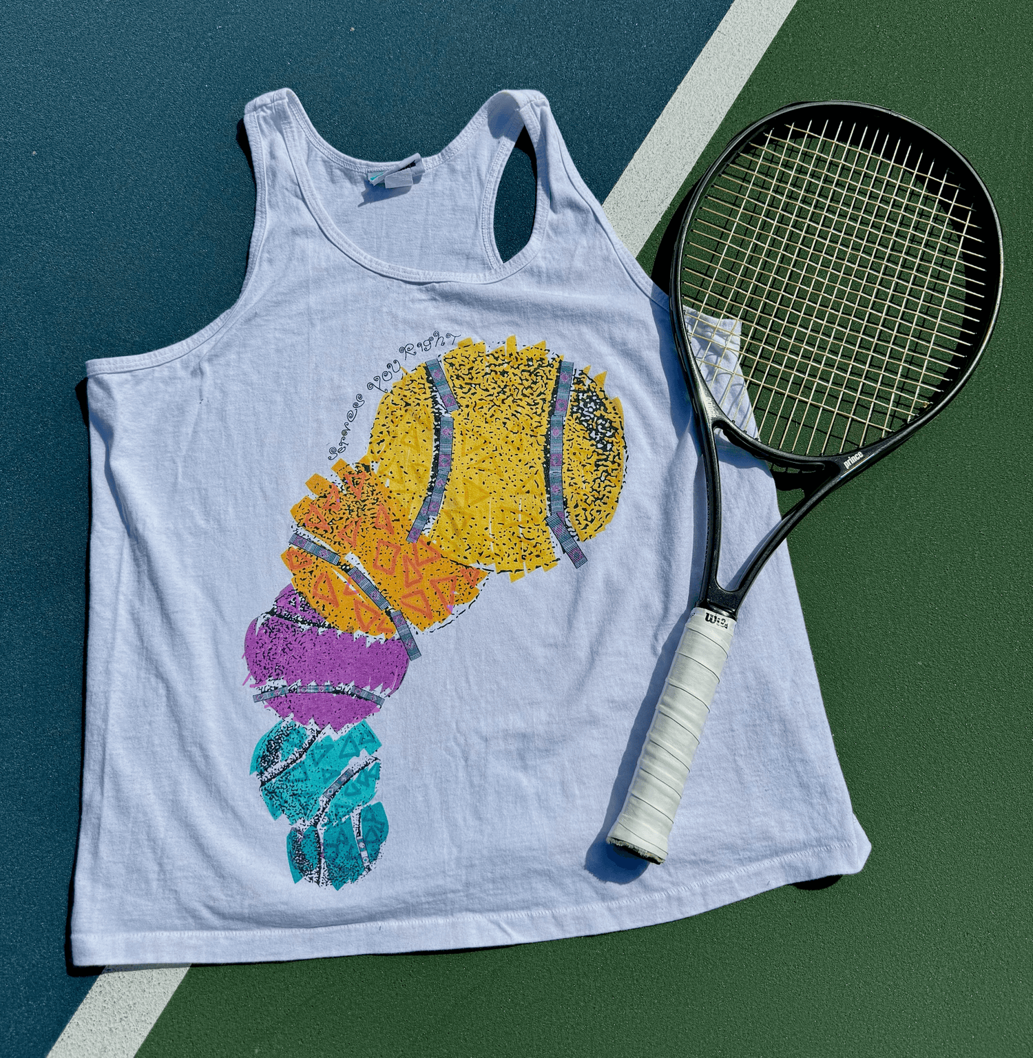 Vintage Tennis Ball Tank Top  (Sold Out)