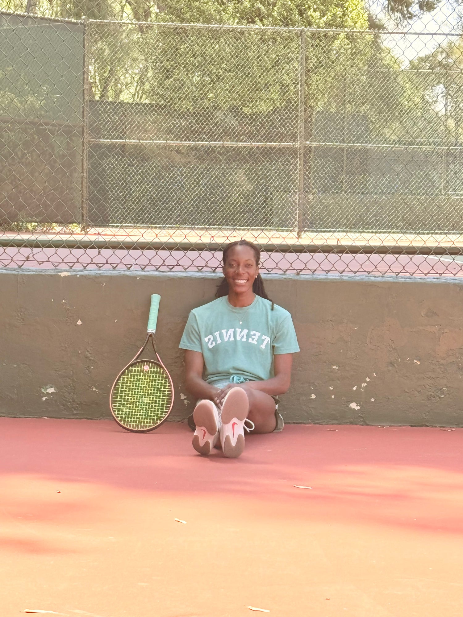 Reversed TENNIS Varsity Tee