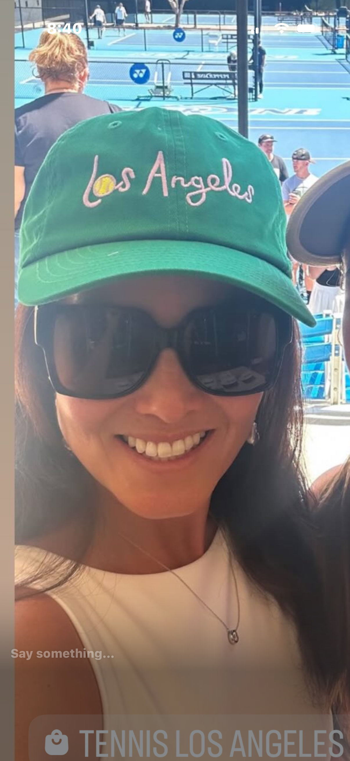 Los Angeles Tennis Green Dad Hat