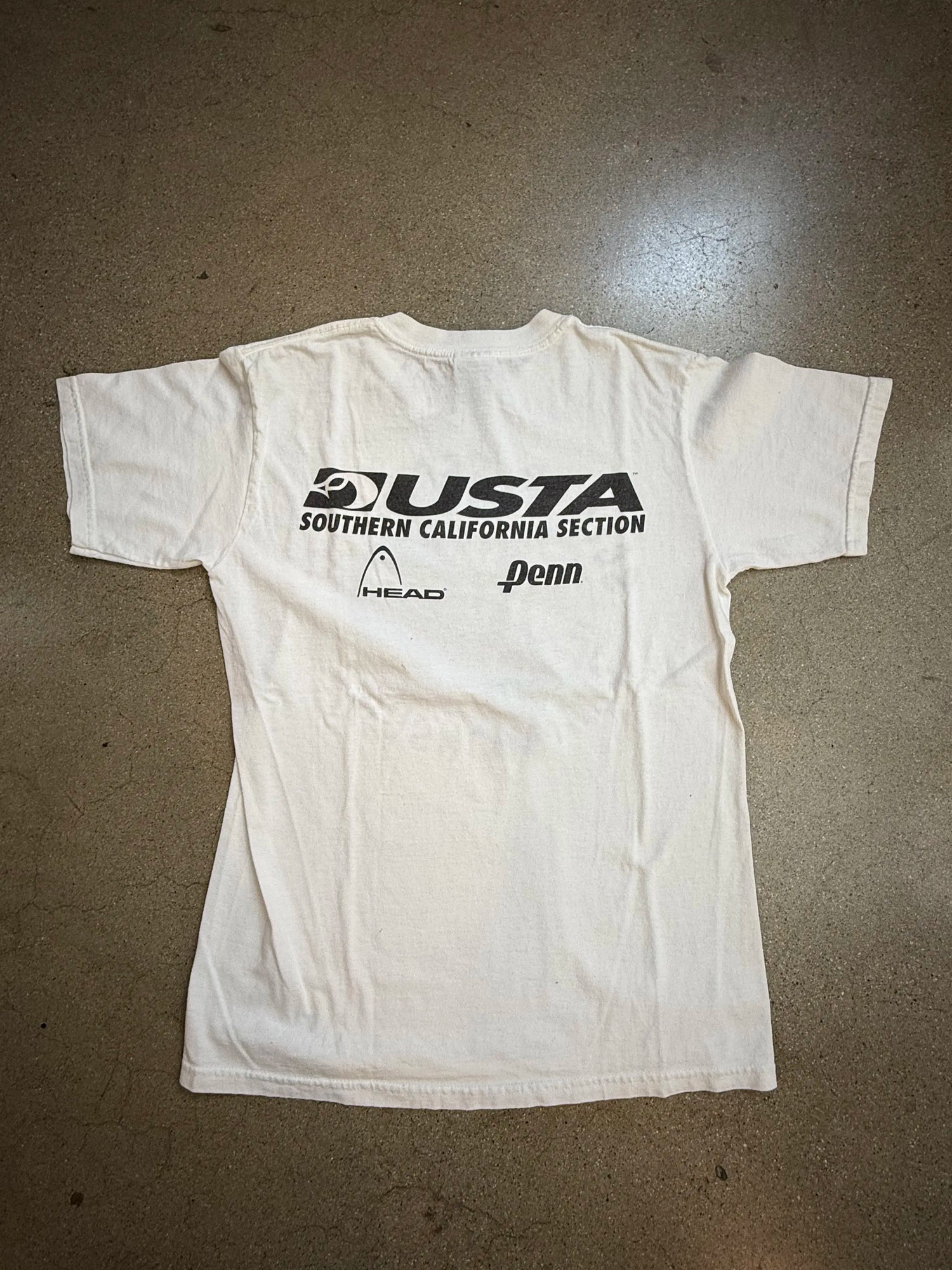 Vintage TSCTA Jr. Section Head Tennis Tee- Size Small