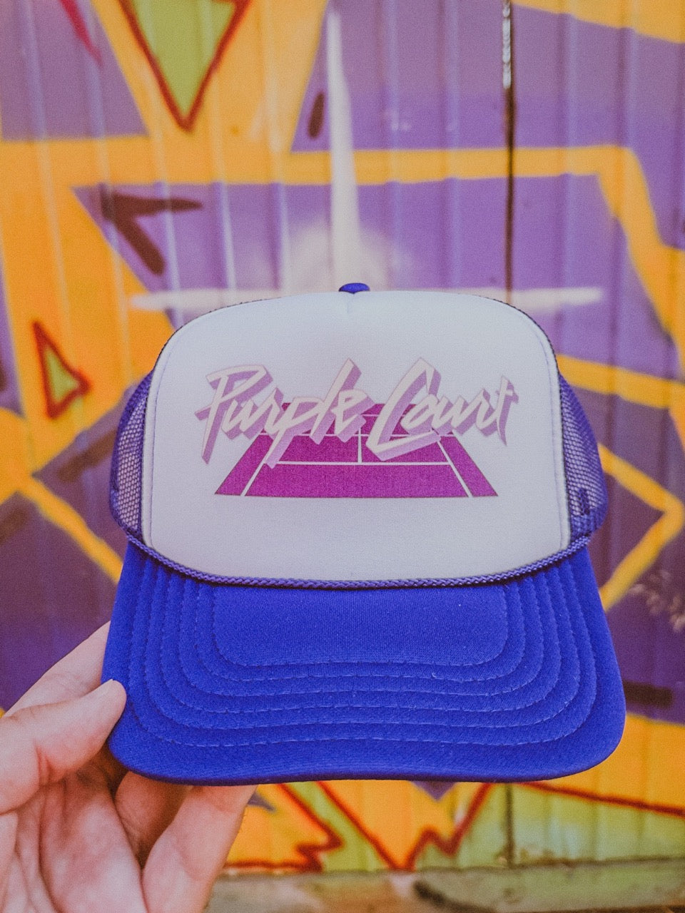 Purple Court Trucker Hat