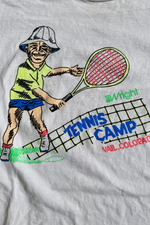 Vintage Vail Colorado Tennis camp Tee sold by Ace the Moon Tennis apparel brand los angeles