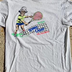 Vintage Vail Colorado Tennis camp Tee sold by Ace the Moon Tennis apparel brand los angeles
