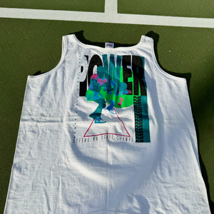 Vintage 1992-93 Girls Burke Tennis Tank Top from Ace the Moon vintage tennis brand los angeles california