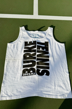 Vintage 1992-93 Girls Burke Tennis Tank Top from Ace the Moon vintage tennis brand los angeles california