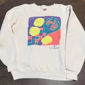vintage tennis crewneck sweatshirt sold by Ace the Moon Los Angeles - premium tennis apparel brand