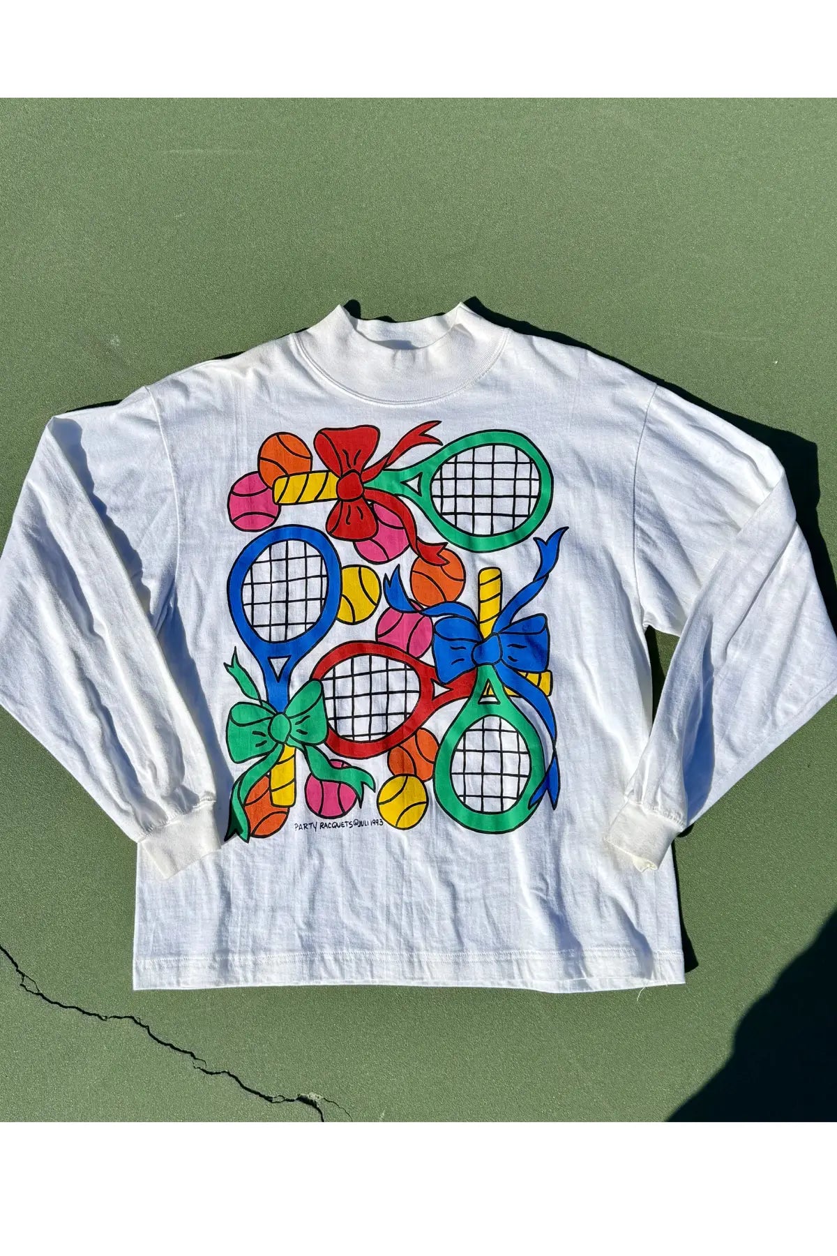 Vintage 1993 Long Sleeve Juli Tennis Tee (Size Large)