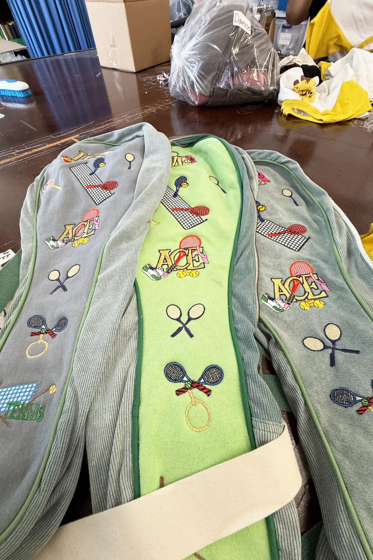 Patched Racket Bag