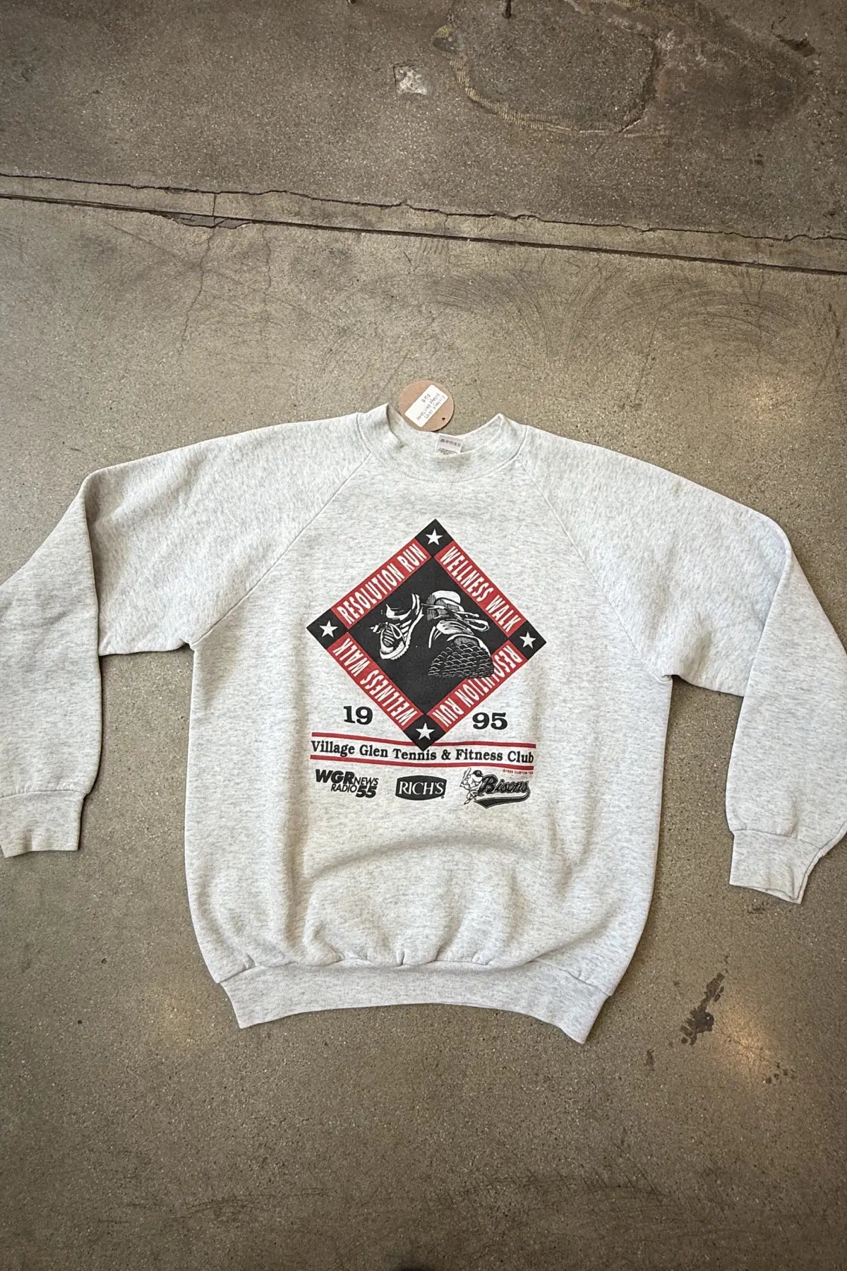 Vintage 1995 Village Glen Tennis Sweatshirt- Size Large