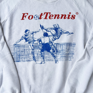 vintage foot tennis crewneck sweatshirt sold by Ace the Moon tennis apparel brand