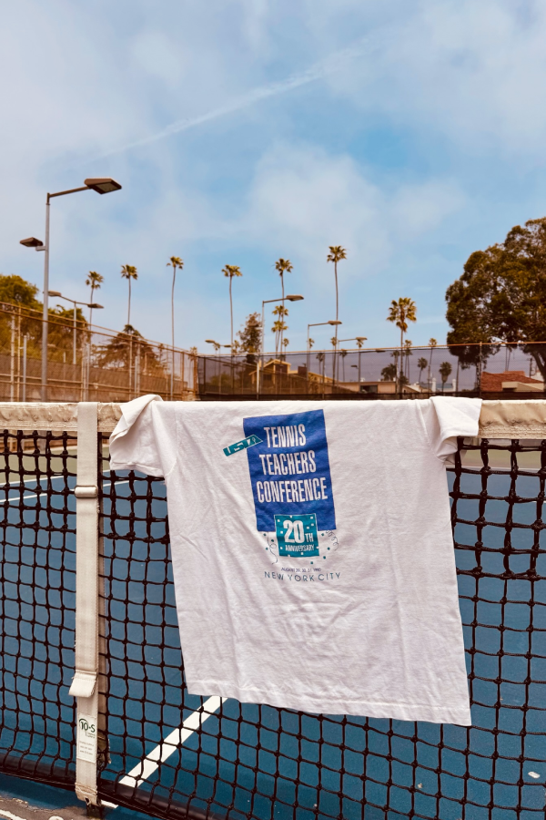 Vintage 2000 NYC USTA Tennis Teacher Conference Tee sold by Ace The Moon Tennis Apparel Brand los angeles California