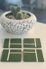 Tennis Court Coaster Set sold by Ace the Moon Tennis and Pickleball Brand in Los Angeles California