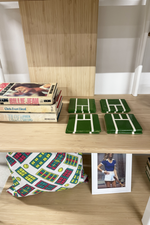 Tennis Court Coaster Set sold by Ace the Moon Tennis and Pickleball Brand in Los Angeles California