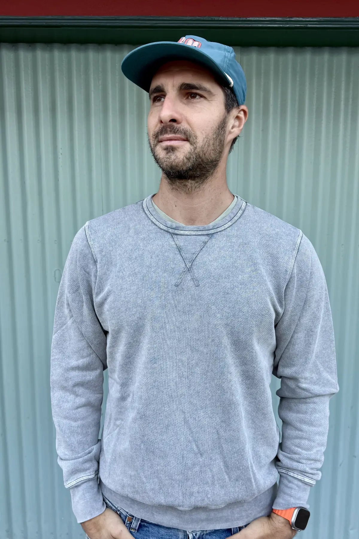 Just a Darn Good Crew in Charcoal