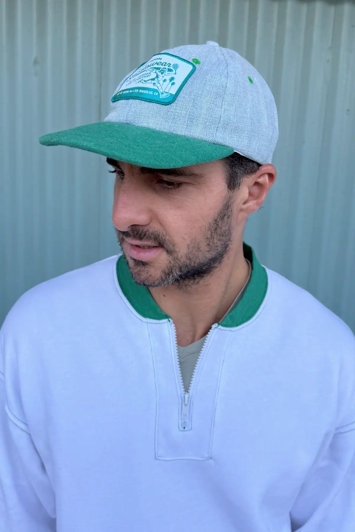 Play Tennis, Live Forever Denim-Fleece Hat