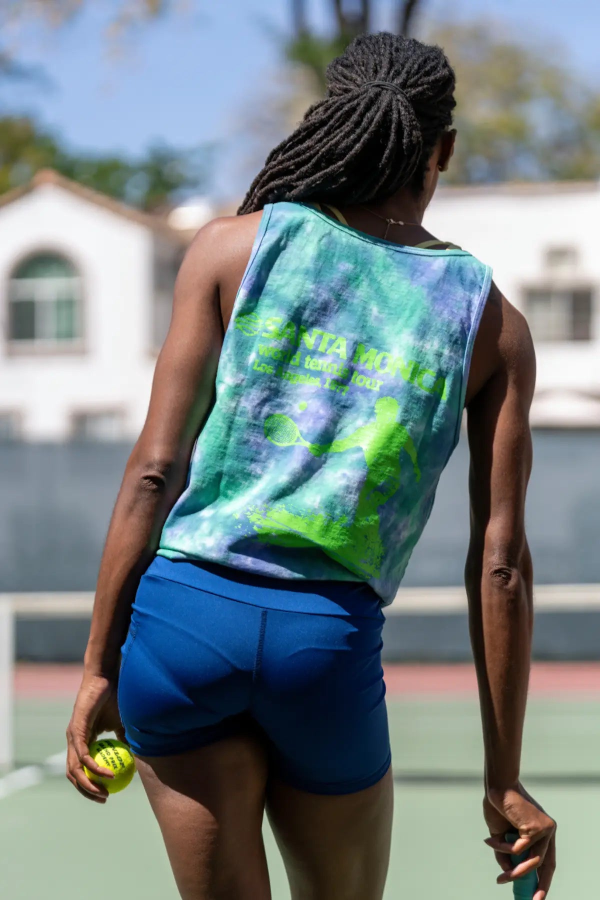 Santa Monica World Tennis Classic Tie Dyed Tank Top