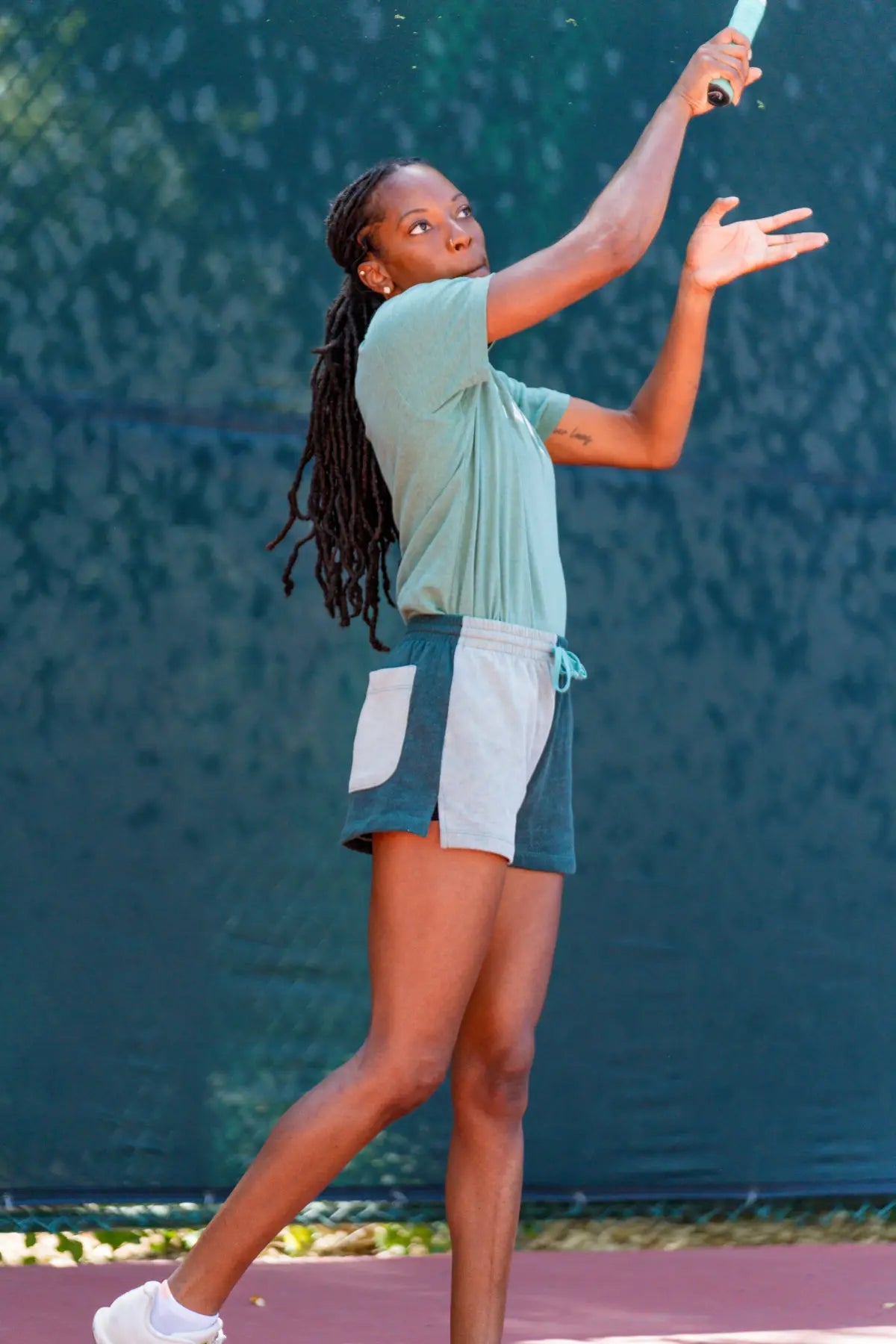 Color-Blocked Women's Shorts