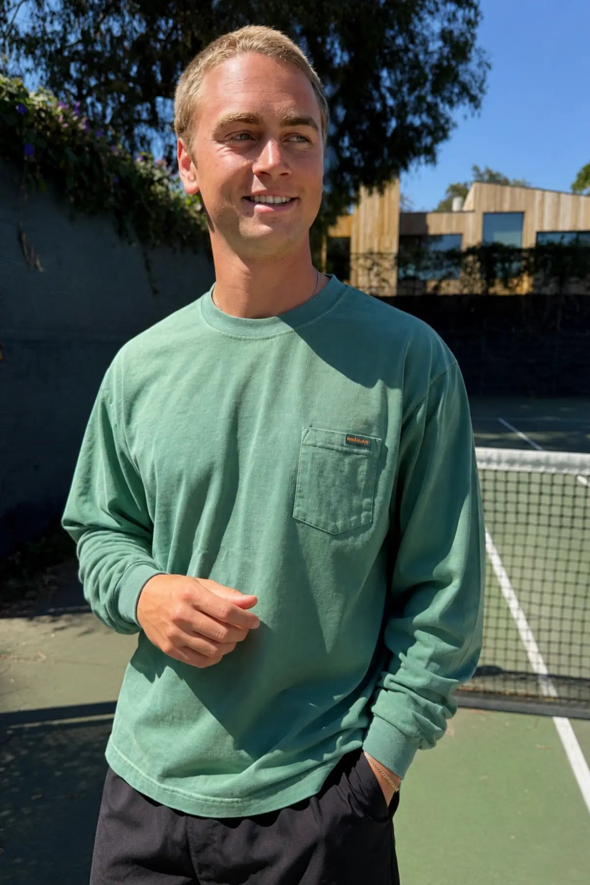 The Long Sleeve Pocket Tee