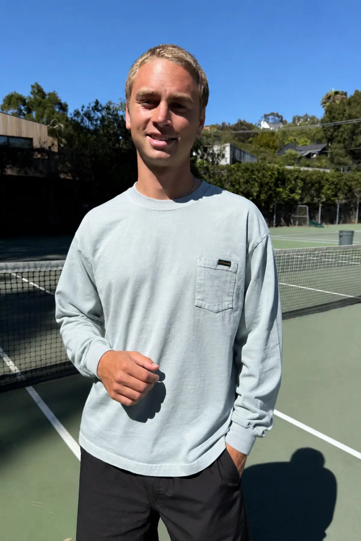 The Long Sleeve Pocket Tee