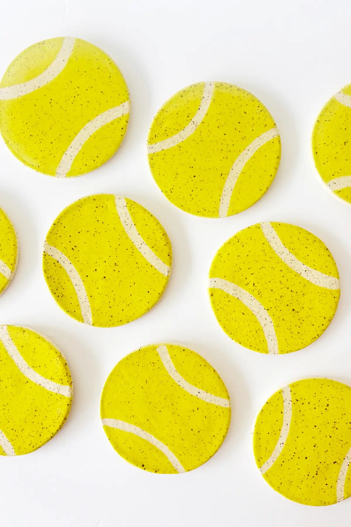Tennis Ball Coaster Set (2 Per Set)