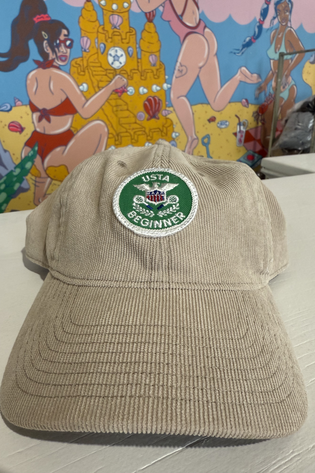 Vintage USTA Patched Dad Hat