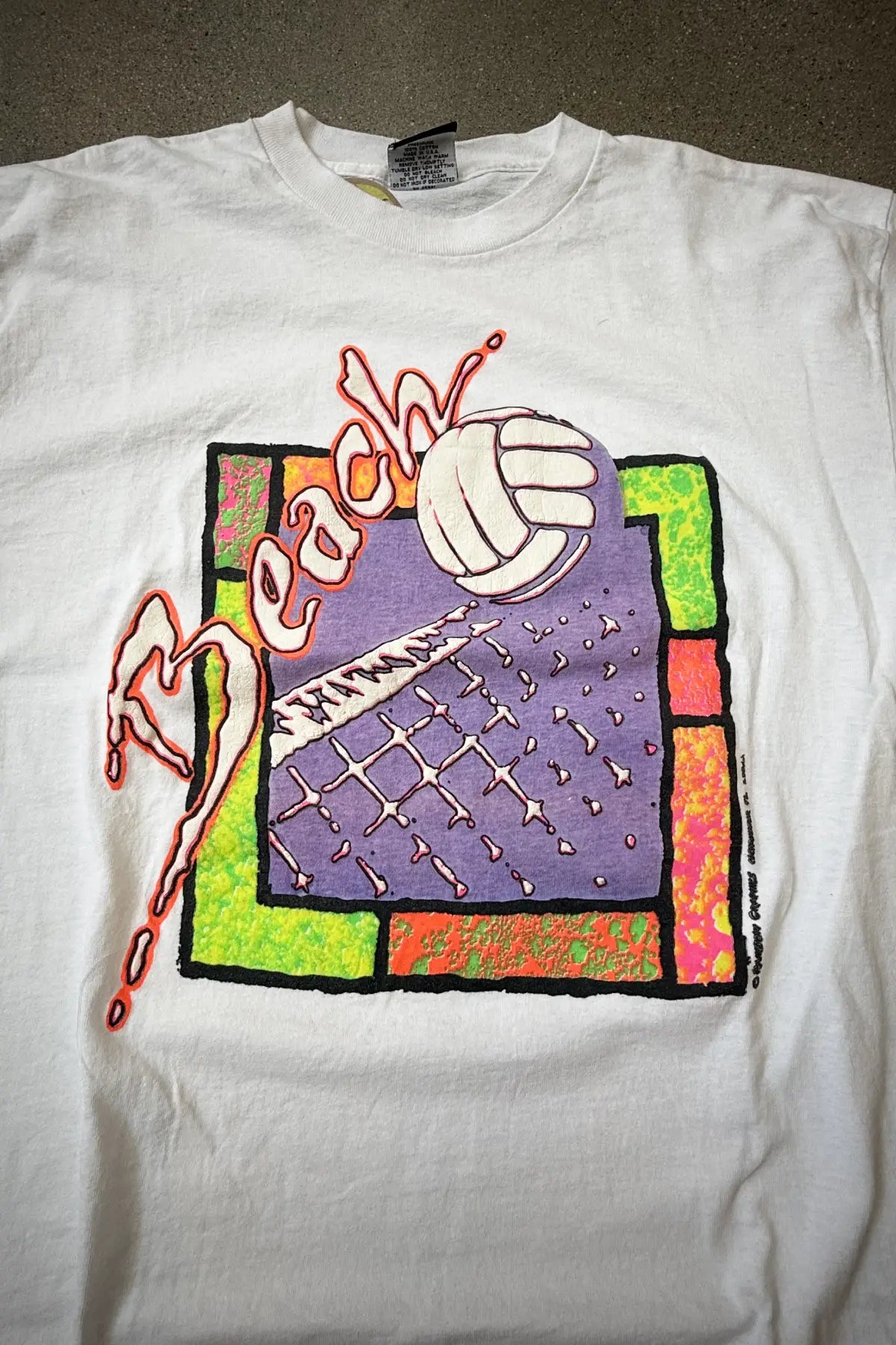 Vintage Volleyball Tee- Size Large (Sold Out)