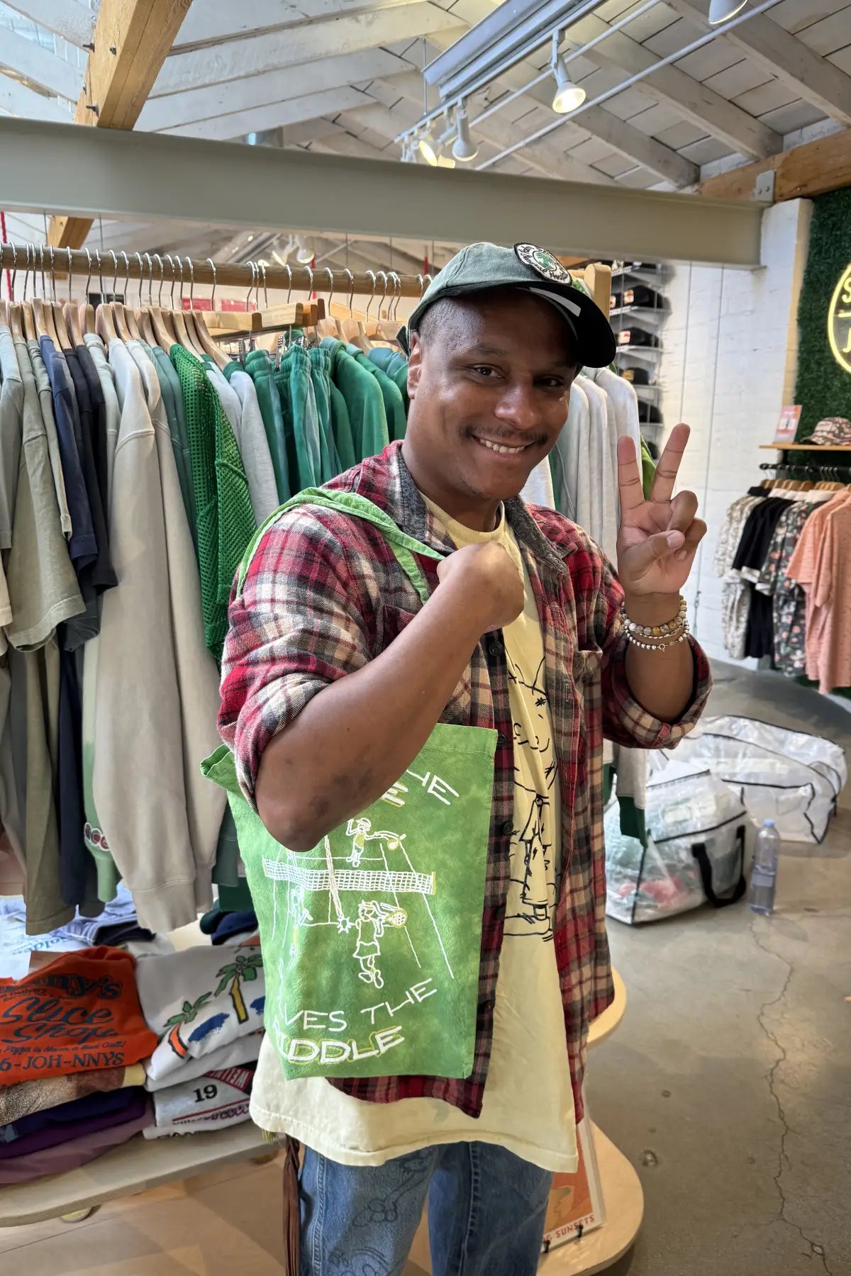 Down the Middle Solves the Riddle Tote Bag