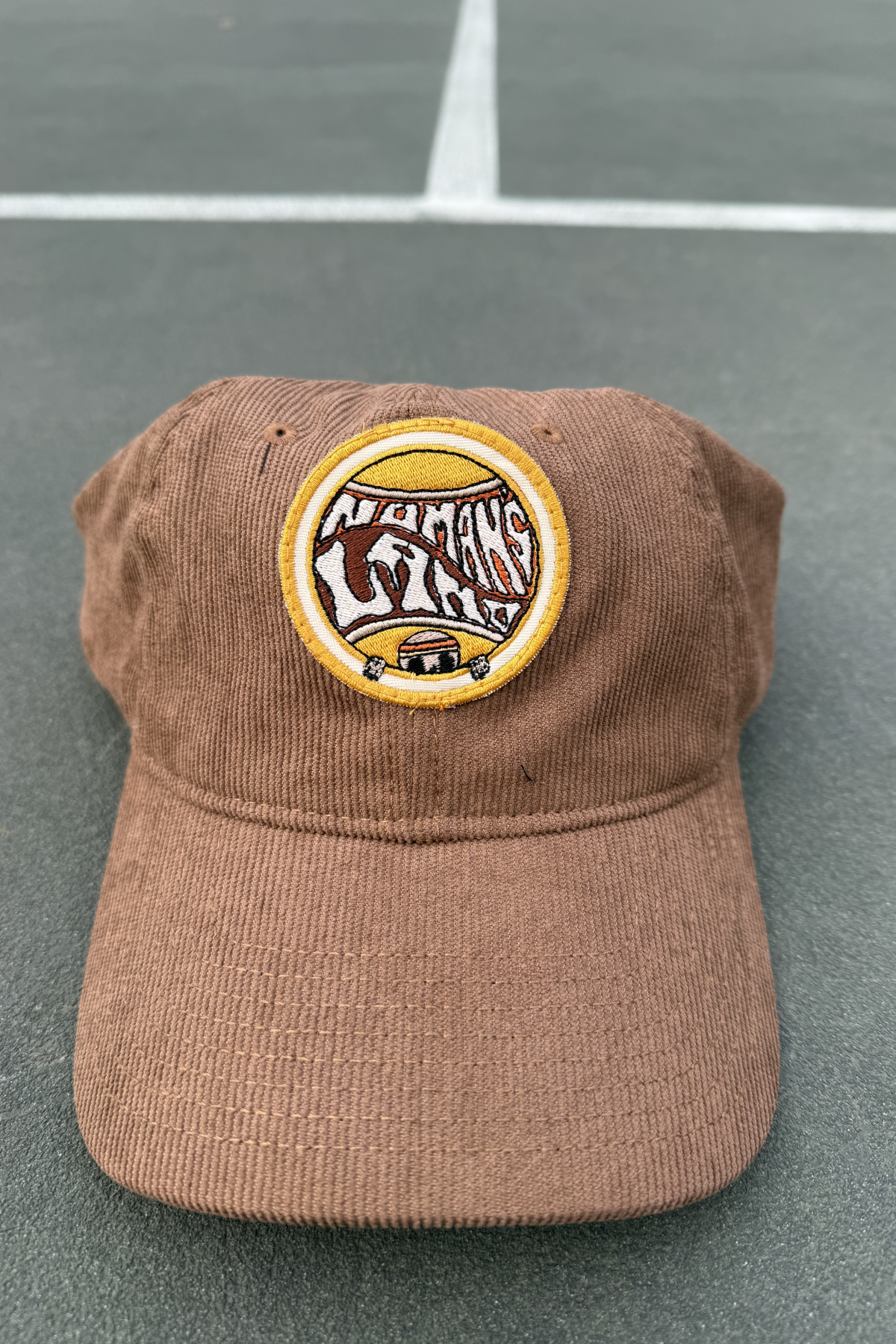 No Man's Land Patched Corduroy Hat