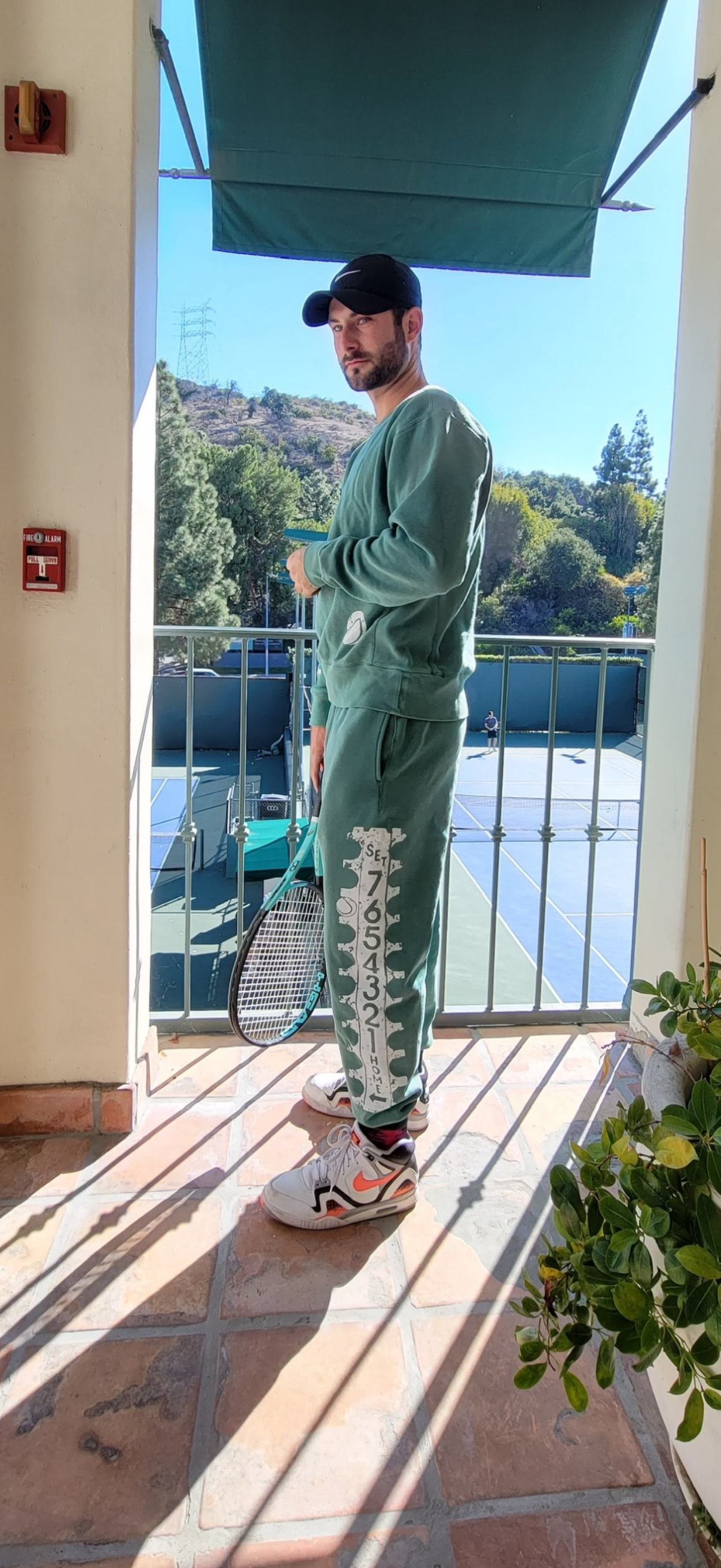 Tennis Score Tube Sweatpants