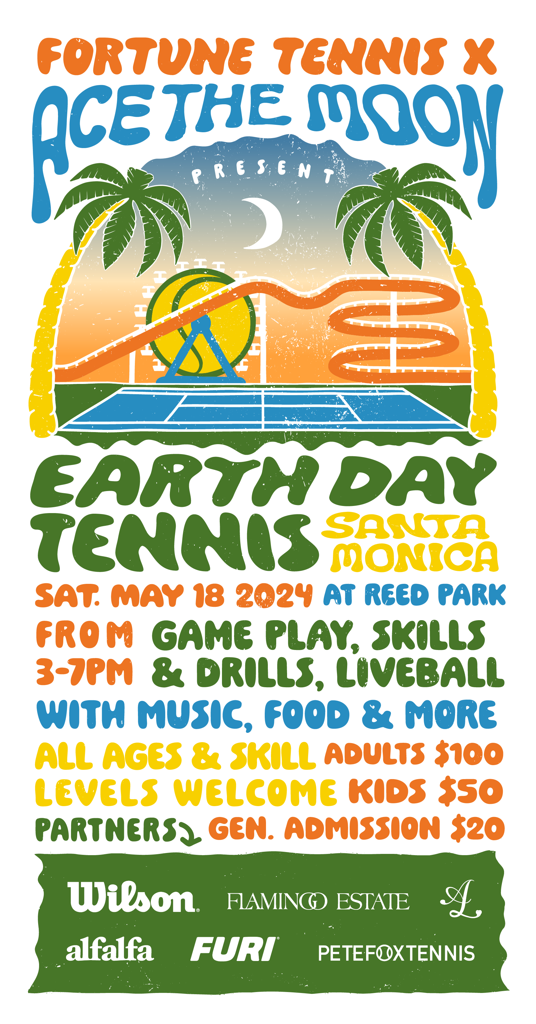 Earth Day Tennis Event (NOW ON FOR MAY 18TH)