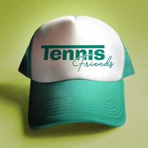 Tennis Friends Trucker Hat by Ace the Moon Tennis and Pickleball Athleisure wear brand Los Angeles