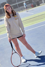 no mans land long sleeve tee by ace the moon tennis and pickleball apparel brand los angeles