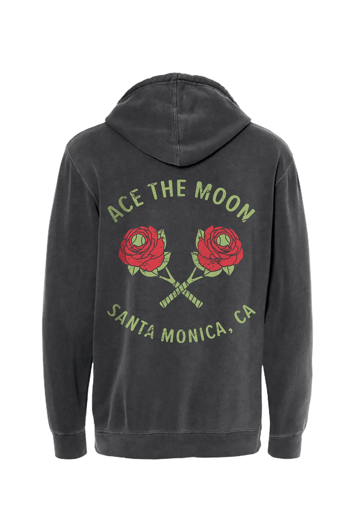 Hit Every Rose Unisex Tennis Hoodie for men and women by Ace the Moon Tennis and Pickleball Apparel Brand Los Angeles