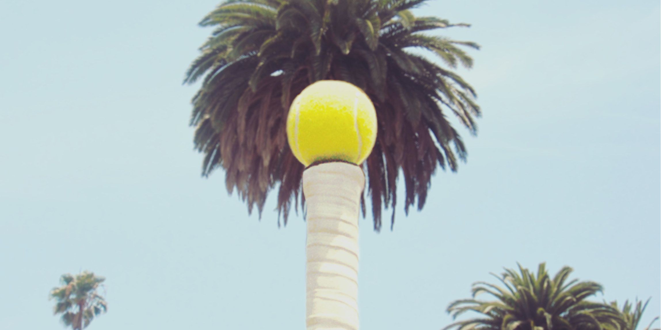 tennis ball palm beach vibe sky