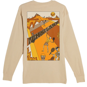 no mans land long sleeve tee by ace the moon tennis and pickleball apparel brand los angeles
