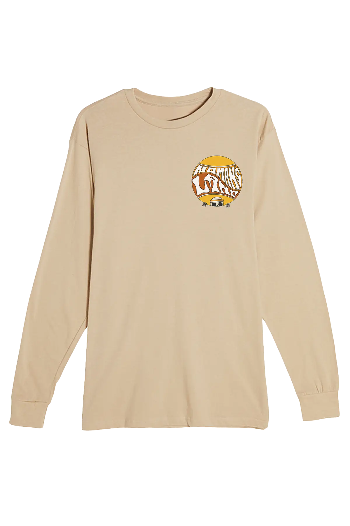 no mans land long sleeve tee by ace the moon tennis and pickleball apparel brand los angeles