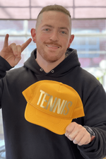 Tennis is Golden Hat by ace the moon tennis and pickleball brand