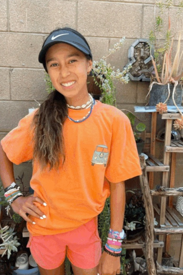 Huntington Beach Tennis Open Tee by Ace The Moon Premium Tennis brand Los Angeles